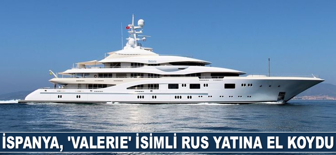 İspanya, Rus oligark Sergey Chemezov'a ait 'Valerie' isimli yata el koydu