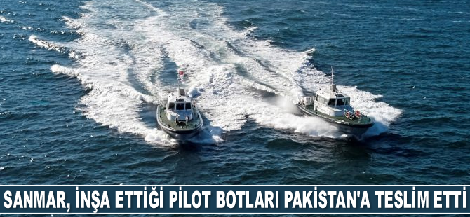 Sanmar Tersaneleri, 2 adet pilot botu Pakistan’a teslim etti