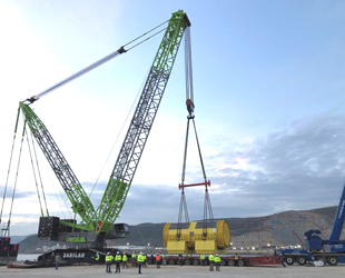 Akkuyu NGS'nin turbo jeneratörü sahaya ulaştı