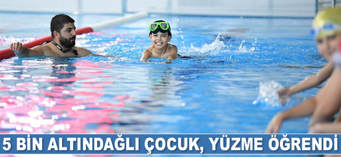 5 bin Altındağlı çocuk, yüzme öğrendi