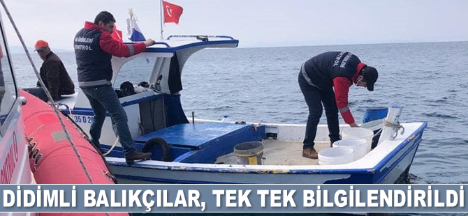 Didim’de balıkçılar bilgilendirildi