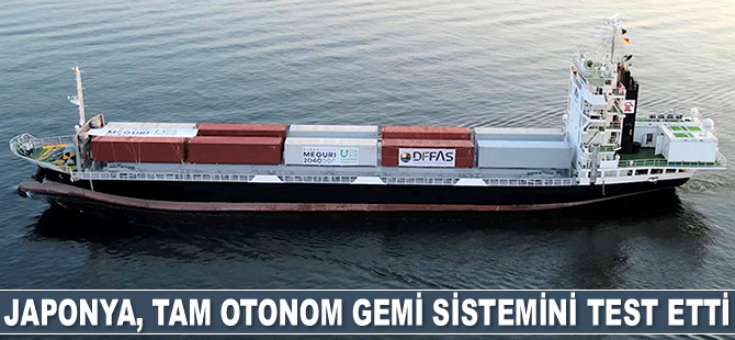 Japonya, tam otonom gemi sistemini test etti