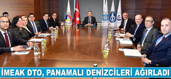 İMEAK DTO, Panamalı denizcileri ağırladı
