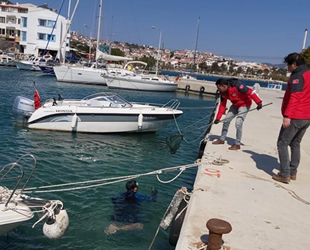 Datça’da deniz dibi temizliği yapıldı