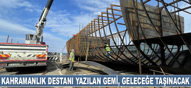 Rüsumat No: 4 Gemisi, açık hava müzesinde geleceğe taşınacak