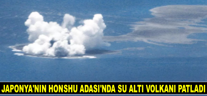 Japonya’da su altı volkanı patladı