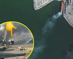 Berdyansk Limanı’nda Ruşen Mete isimli gemide yangın çıktı