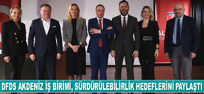 DFDS Akdeniz İş Birimi, sürdürülebilirlik hedeflerini paylaştı