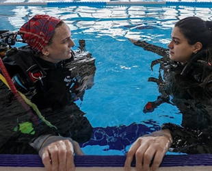 Türkiye'de dalış eğitmeni kadınların sayısı artıyor