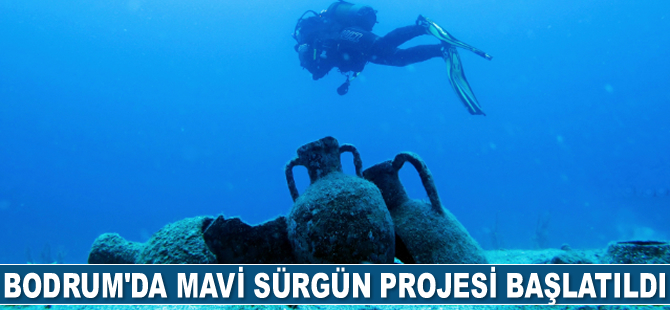 Bodrum'da Mavi Sürgün Projesi başlatıldı