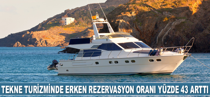 Tekne turizminde erken rezervasyon oranı yüzde 43 arttı