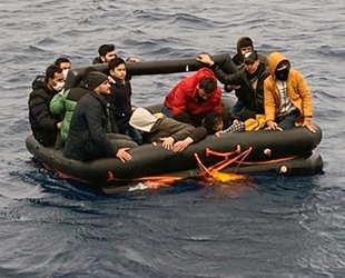 Marmaris’te 19 düzensiz göçmen kurtarıldı