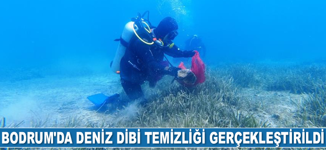 Bodrum’da deniz dibi temizliği gerçekleştirildi