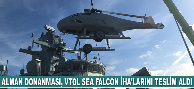 Alman Donanması, VTOL Sea Falcon İHA’larını teslim aldı