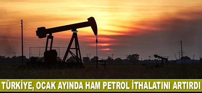 Türkiye, Ocak’ta ham petrol ithalatını artırdı