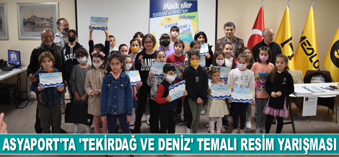 Minik eller, Asyaport’ta Tekirdağ ve deniz için buluştu