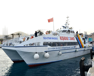 Kuşadası-Sisam arasında 2 yıl sonra feribot seferleri yeniden başladı