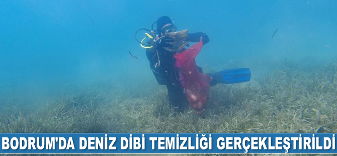 Bodrum’da deniz dibi temizliği gerçekleştirildi