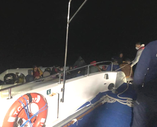 Çanakkale'de 35 düzensiz göçmen yakalandı