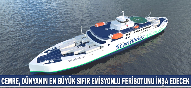 Cemre Tersanesi, dünyanın en büyük sıfır emisyonlu feribotunu inşa edecek