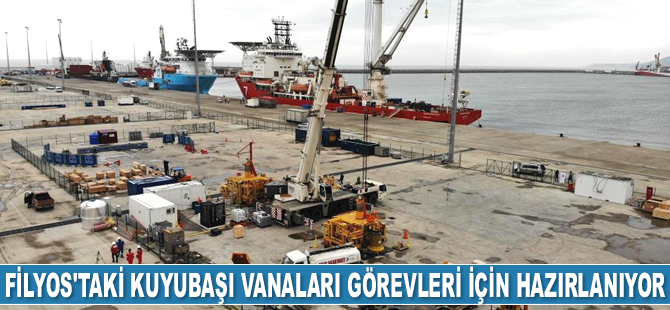 Filyos Limanı’ndaki kuyubaşı vanaları görevleri için hazırlanıyor