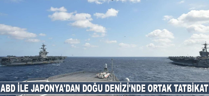 ABD ile Japonya, Doğu Denizi'nde ortak tatbikat gerçekleştirdi