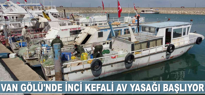 Van Gölü’nde inci kefali av yasağı başlıyor