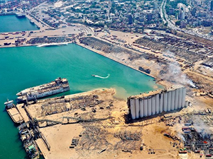 Beyrut Limanı'ndaki patlamasının sembolü olan silo yıkılacak