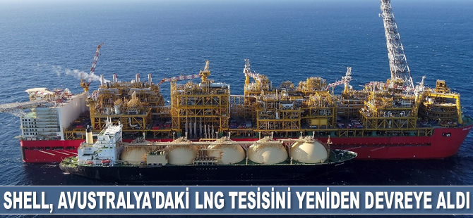 Shell, Avustralya'daki yüzer LNG tesisini yeniden devreye aldı