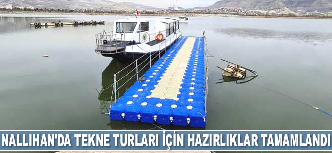 Nallıhan’da tekne turu turizmi için hazırlıklar tamamlandı