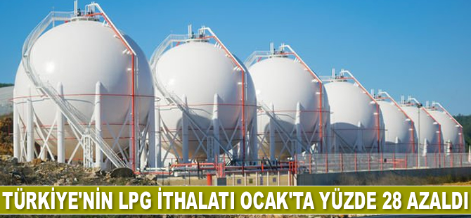 Türkiye'nin LPG ithalatı Ocak’ta yüzde 28 azaldı