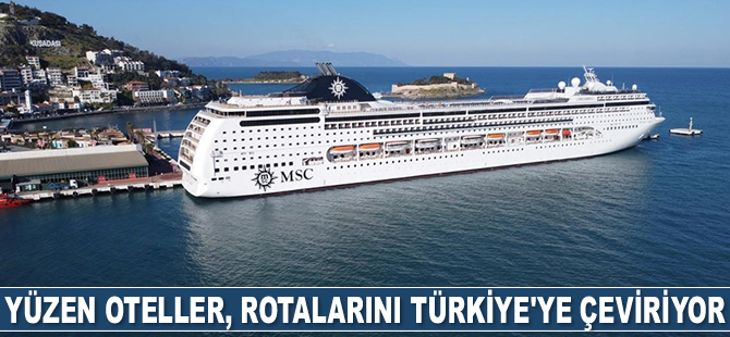 Kruvaziyer gemileri, rotalarını Türkiye'ye çeviriyor