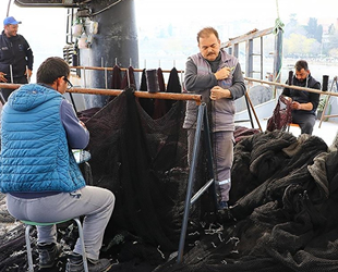 Tekirdağ'da balıkçıların ağ mesaisi başladı