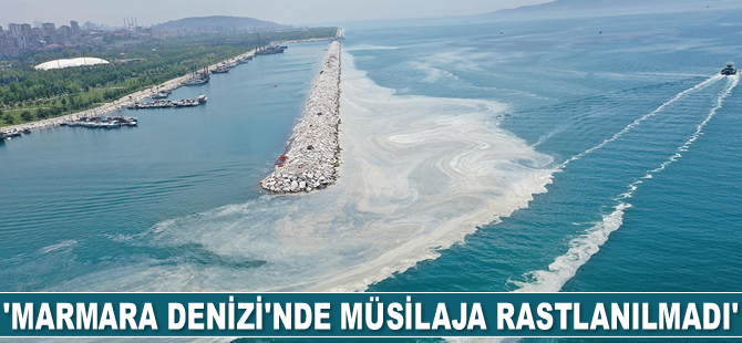 Murat Kurum: Marmara Denizi'nde müsilaja rastlanılmadı