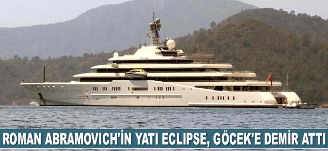 Roman Abramovich'in yatı Eclipse, Göcek’e demir attı