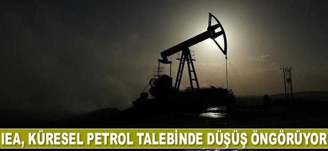 IEA, küresel petrol talebinde düşüş öngörüyor