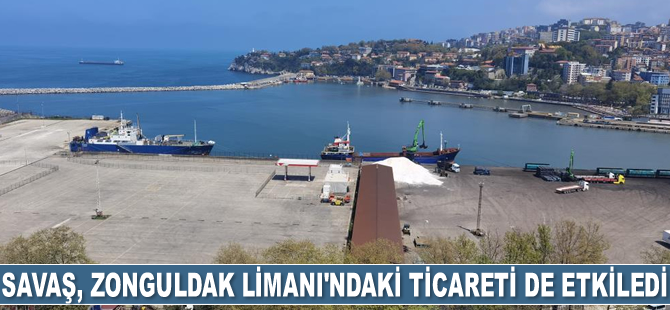 Ukrayna-Rusya savaşı, Zonguldak Limanı'ndaki ticareti de etkiledi