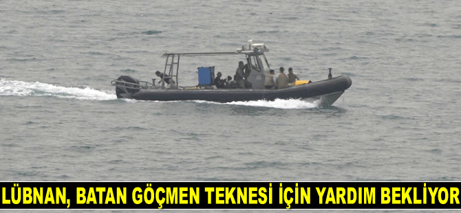 Lübnan, batan göçmen teknesinin denizden çıkarılması için yardım bekliyor