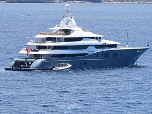 Titan isimli Rus yatı, Bodrum’a demir attı
