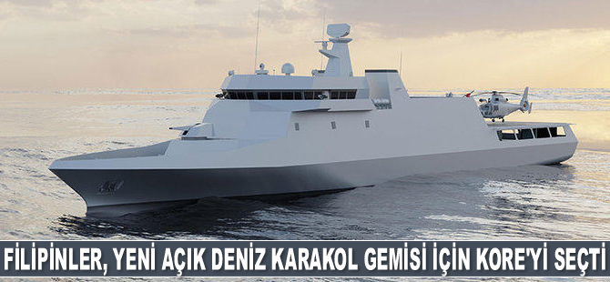 Filipinler, yeni Açık Deniz Karakol Gemisi için Güney Kore’yi seçti