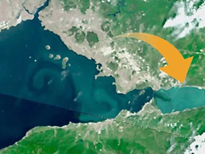 İzmit Körfezi turkuaza büründü, değişim uydudan görüntülendi