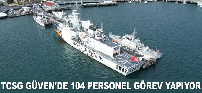 TCSG Güven’de 104 personel görev yapıyor