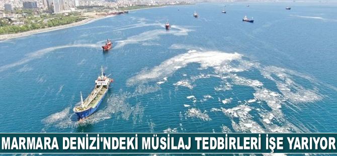 Marmara Denizi’ndeki müsilaj tedbirleri işe yarıyor