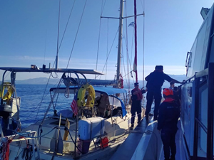 Bodrum’da yelkenli teknede 29 göçmen yakalandı