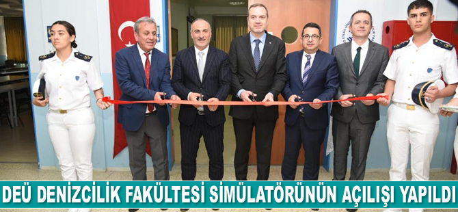 DEÜ Denizcilik Fakültesi ‘Makine Dairesi Simülatörü’nün açılışı gerçekleştirildi