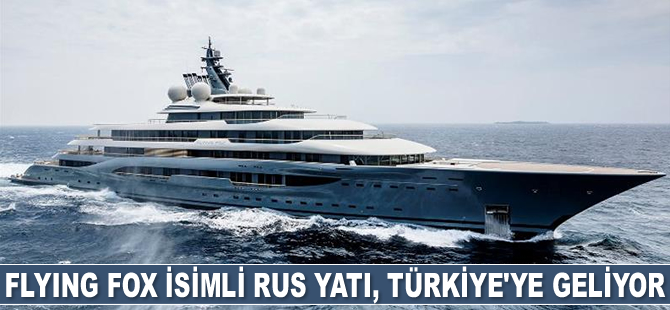 Rus oligark Dimitri Kamenşçik’in lüks yatı Flying Fox, Türkiye’ye geliyor
