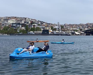 305 engelli vatandaş, Haliç’te kürek çekti