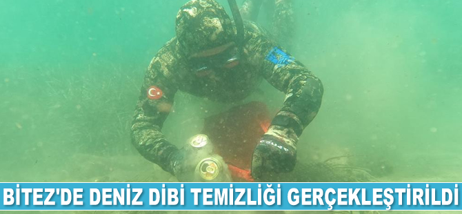 Bitez’de Deniz dibi temizliği gerçekleştirildi