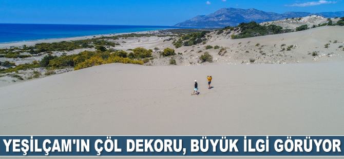 Yeşilçam'ın 'çöl dekoru’ Patara kum tepeleri, büyük ilgi görüyor