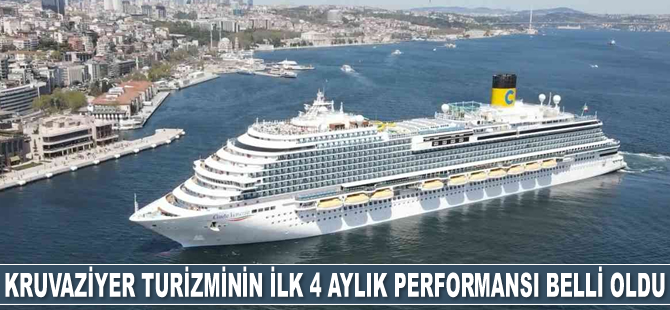 Kruvaziyer turizminin ilk 4 aylık performansı belli oldu
